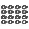 16Pcs Guitar Strap Locks Universal Rubber Adapter Acoustic Electric Guitar Replacement Accessories