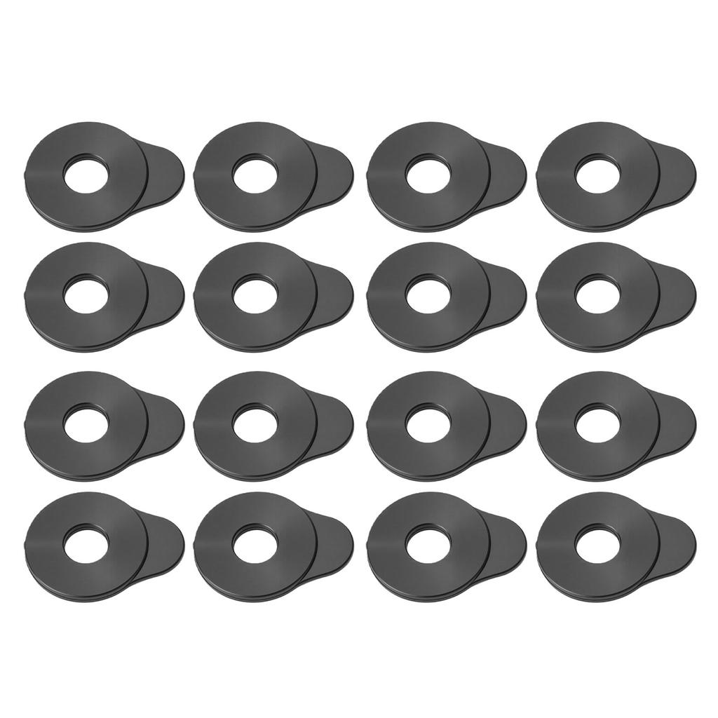 16Pcs Guitar Strap Locks Universal Rubber Adapter Acoustic Electric Guitar Replacement Accessories