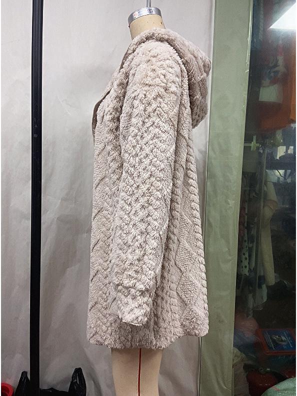 Elegant Hooded Autumn Coat 2025