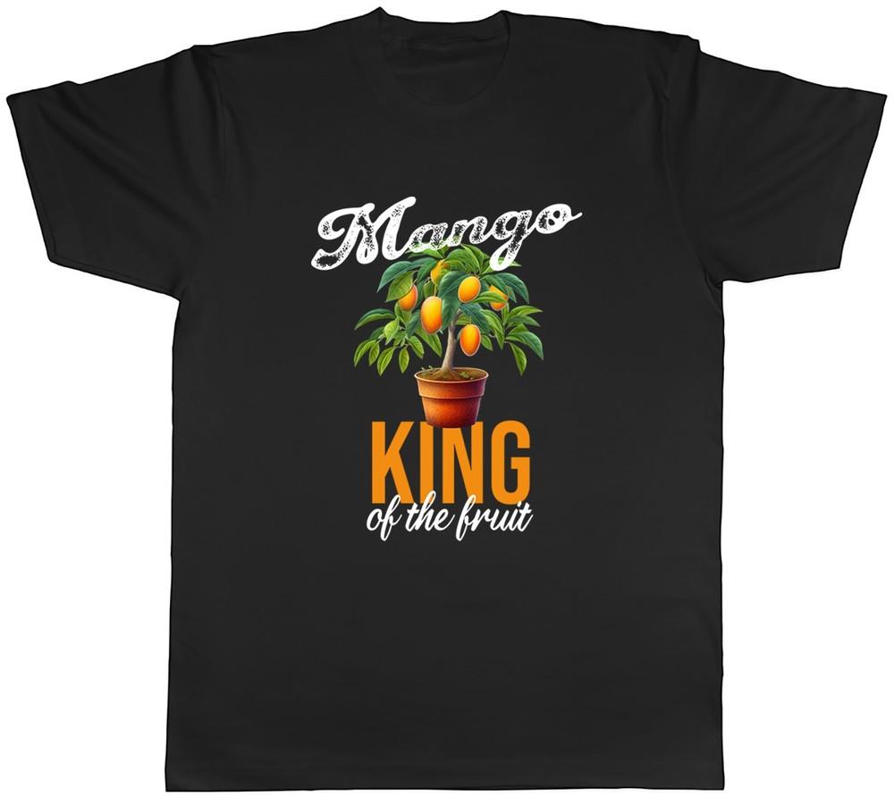 

Mango Lover Mens T-Shirt King of the Fruit Tee Gift XL