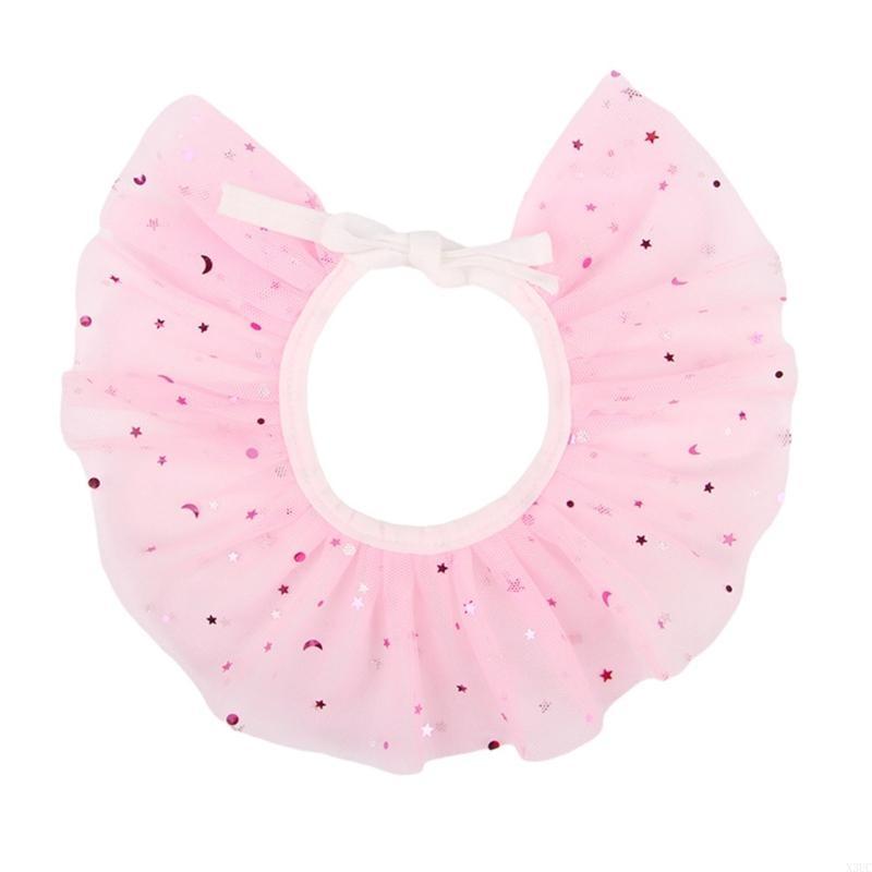 Birthday Pet Princess Crowns and Collar Combo for Dogs and Cats Accessories X3UC