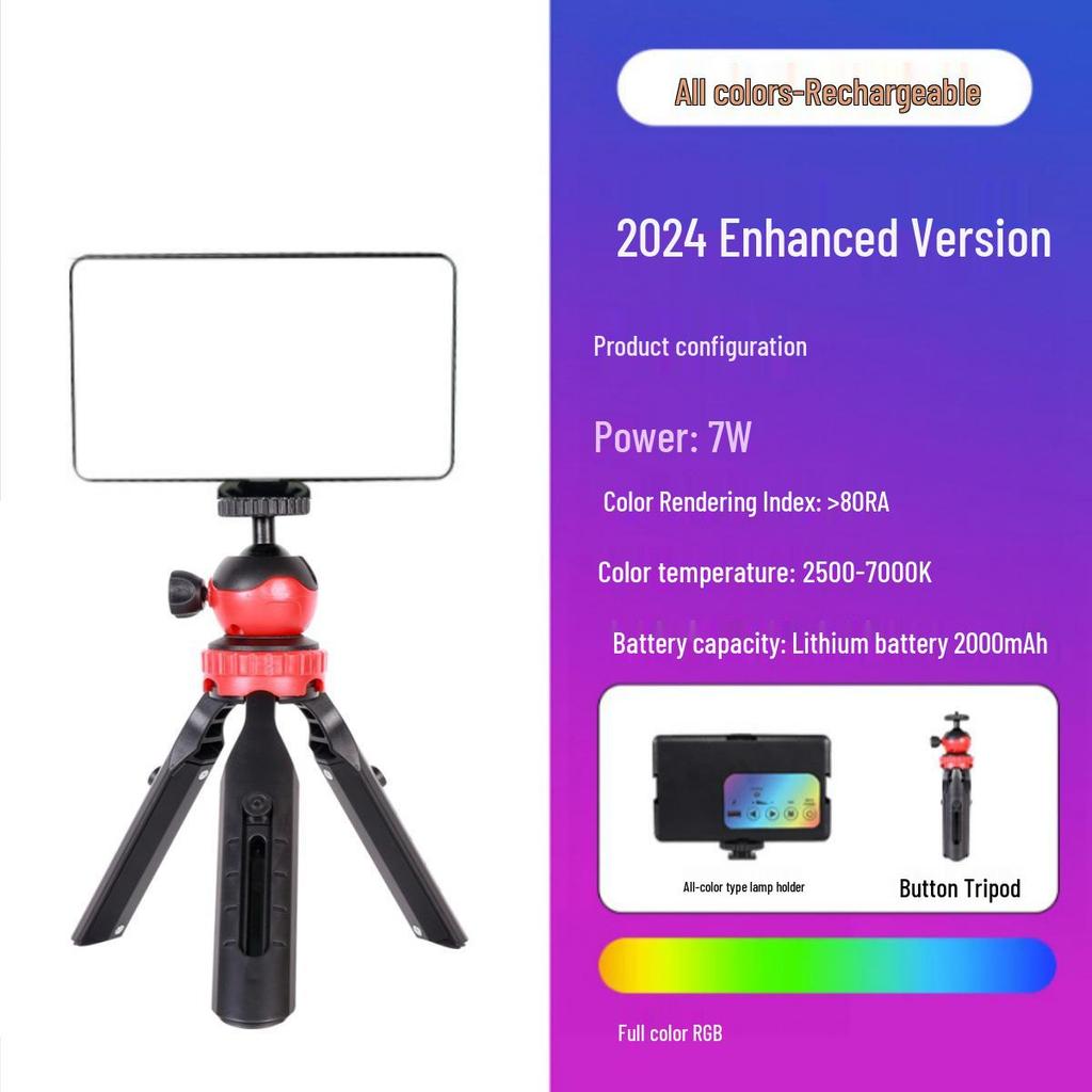 Tragbares RGB-Fotografie-Ringlicht mit einstellbaren Warm-/Kaltlichteinstellungen