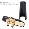 2 Sets Black And Golden Alto Saxophone Mouthpiece  For Alto Saxophone Beginners