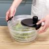 Smile Mom Hand-Crank Salad Spinner