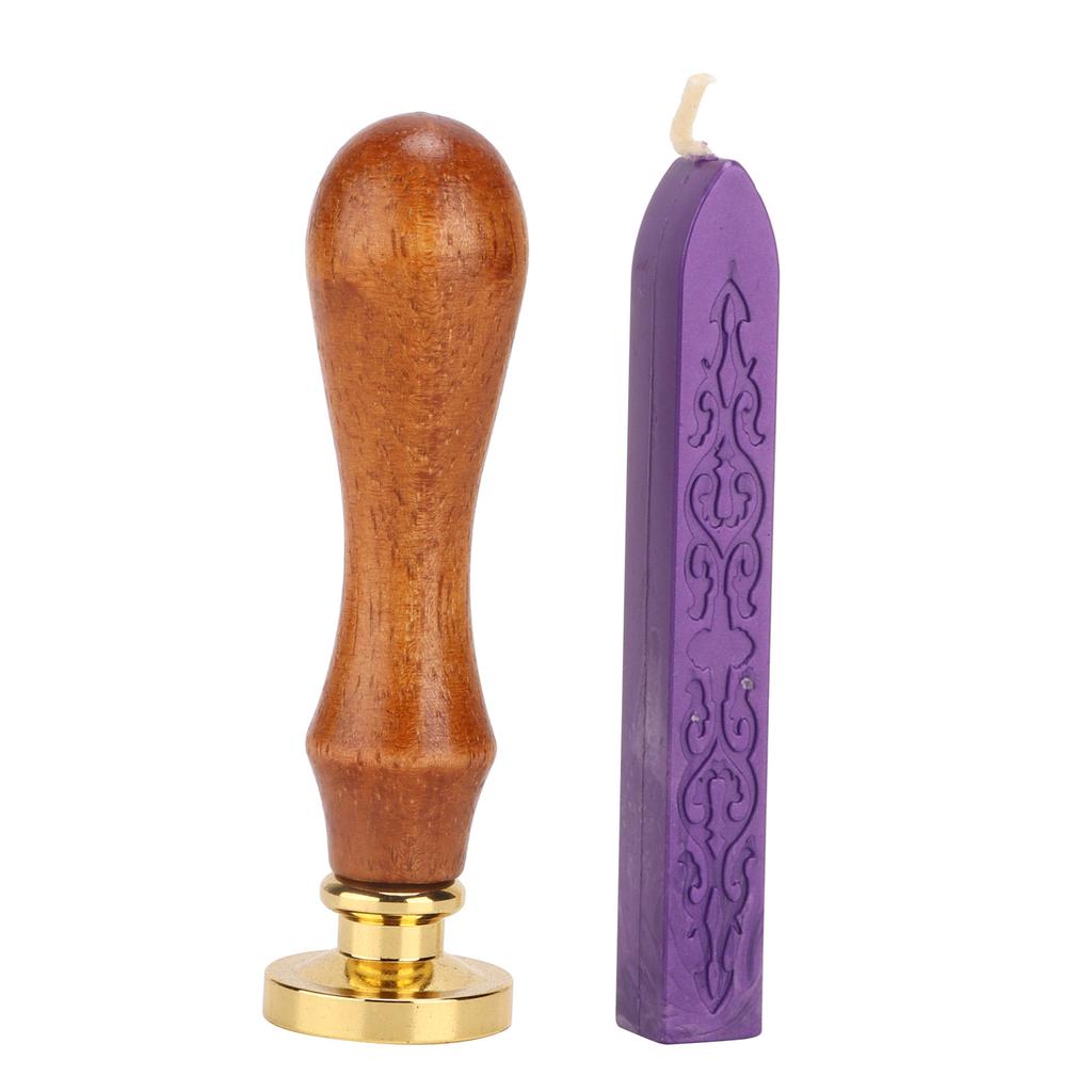 Wax Seal Stamp Kit Clear Pattern   Classic Sealing Kit for Envelopes Invitations Weddin