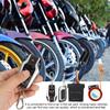 Motorcycle Security Alarm 2 Way Remote Alarm Horn Waterproof Security System with Engine Start Function for Motorcycle