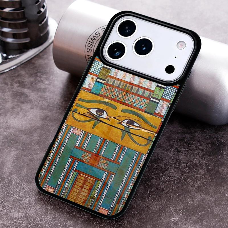 

Egypt Mural soft Phone Case For iPhone 17 16 15 14 13 12 11 Pro Max Plus 17Air Soft Silicone Cover iPhone 12 Pro