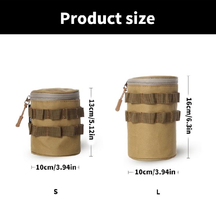 Tactically Water Bottle Pouches Bag with Hanging Hole Sundries Storage Bag Water Bottle Heat Insulation Protect Cover