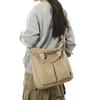 Japanese Solid Color Crossbody Bag, Men's and Women's Shoulder Bag, Large Capacity, Simple Workwear, Unisex Style Handbag, Student Class Bag