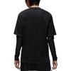 Jordan Solid Logo Print Crew Neck Pullover Breathable Quick-Dry Long Sleeve Fitness Shirt Men tops Black DV1285-010