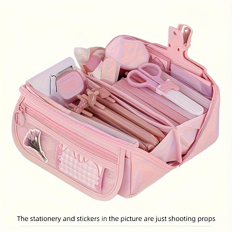 [Multi-Functional Pencil Case] Large-Capacity Multi-Functional Pencil Case with Desktop Organizer and Storage Box, Perfect for Study and Work