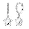 925 Silber Sexy Hängende Ohrringe Schmetterling Schleife Herz Blume Muschel Perle Edelstein Bling Set für Damen Ohrstecker Geschenk Feiner Schmuck