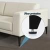 20Pcs Table Chair Foot Round Sliders Legs Pads with M6 Thread for Chairs Tables Sofas Protect Floors Reduce Noise