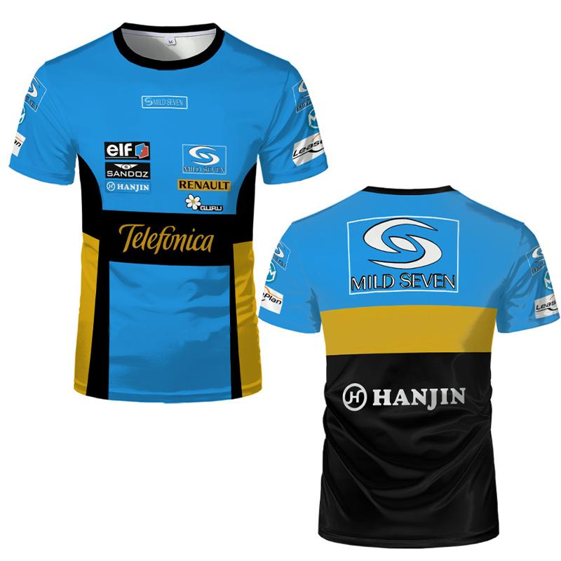 Sommer Mænds 3D Printet Rund Hals Sports T-shirt