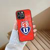 Chile U-University Logo Phone Case Tempered Glass For IPhone 13 17 15 16 14 12 11 Pro Max Plus Mini XR XS SE2020 Coque
