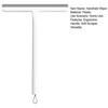 Handheld Wiper Ergonomic Plastic Handle Soft Scraper Multifunctional Bathroom Window Cleaner Versatile Cleaning Tool