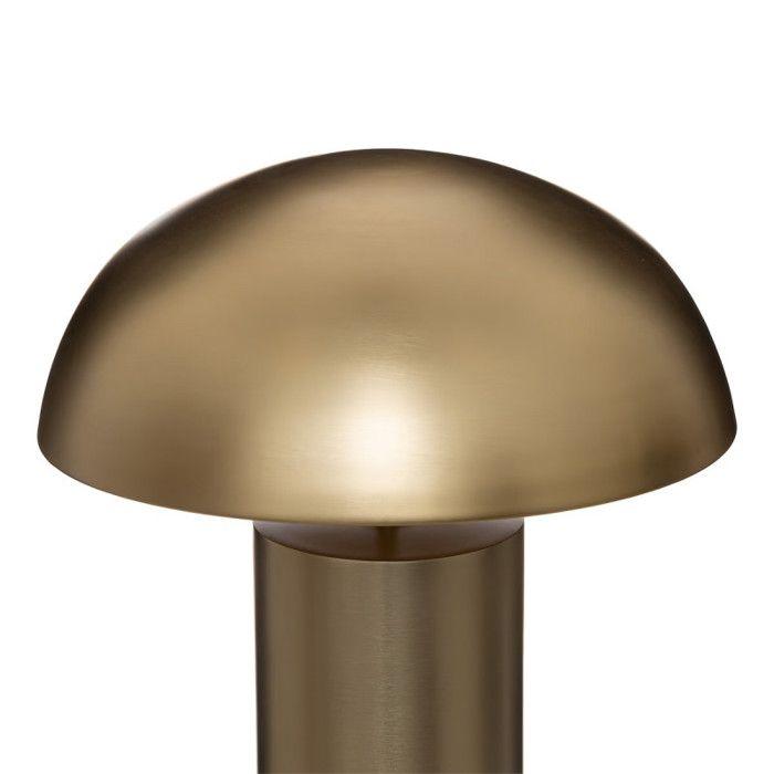 Lampe cylindre "Champi" hauteur 50 cm métal or Atmosphera