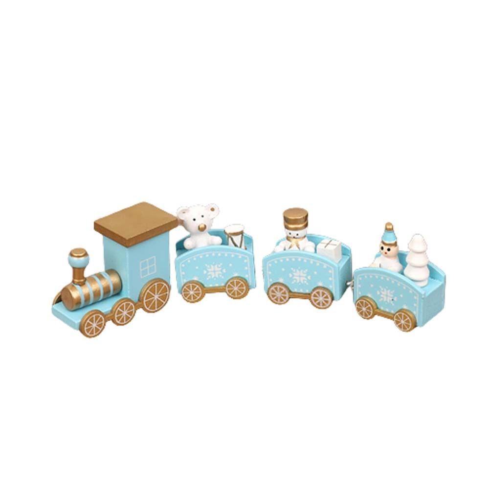 Handicrafts Christmas Wooden Train Christmas Christmas Decorations Wooden Handicrafts  Toys