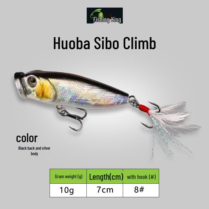 

Светящийся плавающий поппер, 9 г - Пресноводная и морская рыбалка на окуня, мандарина и черную рыбу, дальний заброс