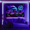 VIKAMA Alien Fantasy Tapestry Nebula Gradient HighDensity Blackout Fabric Music Studio SciFi Theme Bedroom Decor