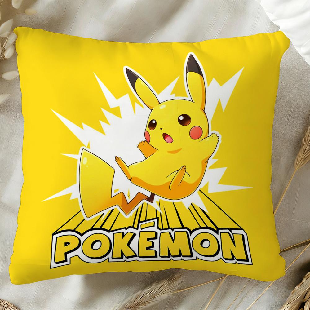 Home Decorations P-Pika Q-Chu Personalized Gifts Pillow Cases Decorative Sofa Cushions Covers Ornamental Pillows For Living Room
