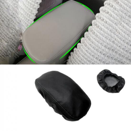 Leather Center Armrest Console Lid Box Cover for 2007-2013 Toyota Corolla BLACK
