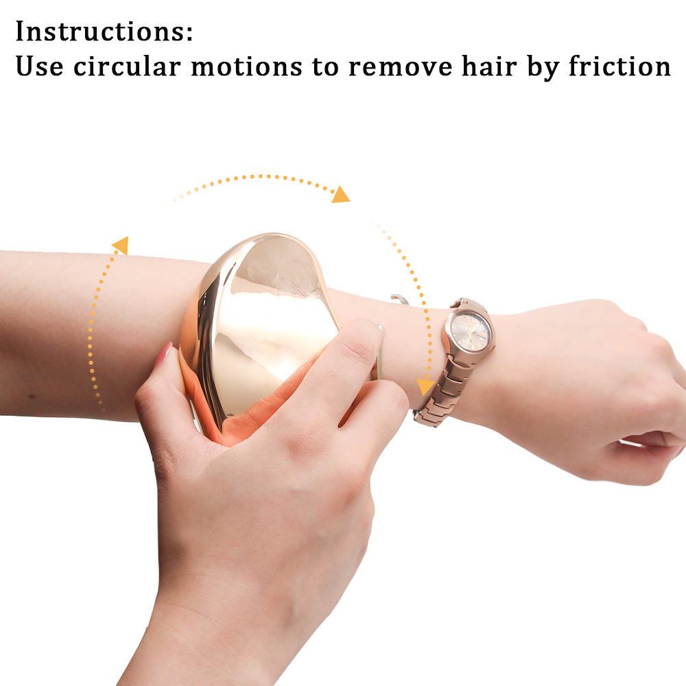 Exfoliating Glass Hair Remover: Home Beauty Tool for Physical Hair Removal