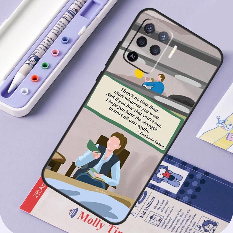 The Curious Case of Benjamin Button For Oppo A60 A80 A40 A94 A74 A54 A15 A18 A38 A58 A78 A98 A16 A76 A96 A57 A17 A77 A5 Pro Case