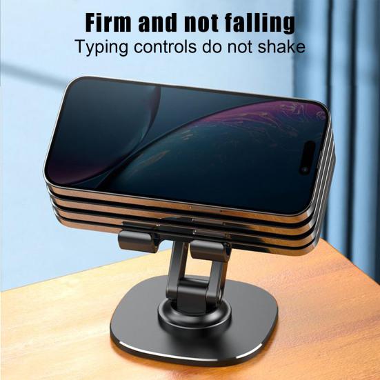 360° Rotating Phone Adjustable Phone Stand Holder Ergonomic with Non-slip Base for IPhone