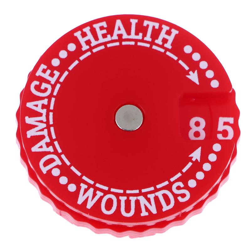 Innovative And Practical Random Color Small Size 30MM Health Damage Wounds Tracker 1PC 00-99 Life Tracker