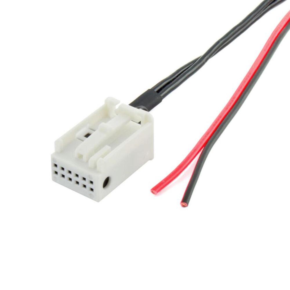 Car Bluetooth Module AUX-in Audio MP3 Music Adapter 12Pin Connector Microphone Handsfree for Peugeot RD4 Radio Model