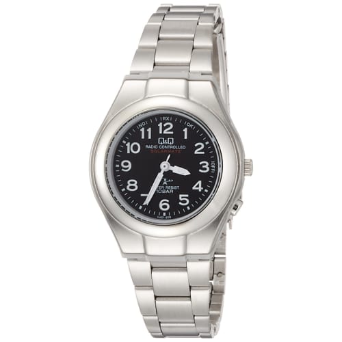 Citizen Q&Q Women's Watch, HJ01-205, 10 ATM Water Resistant, Radio-Controlled, Solar Powered, Silver