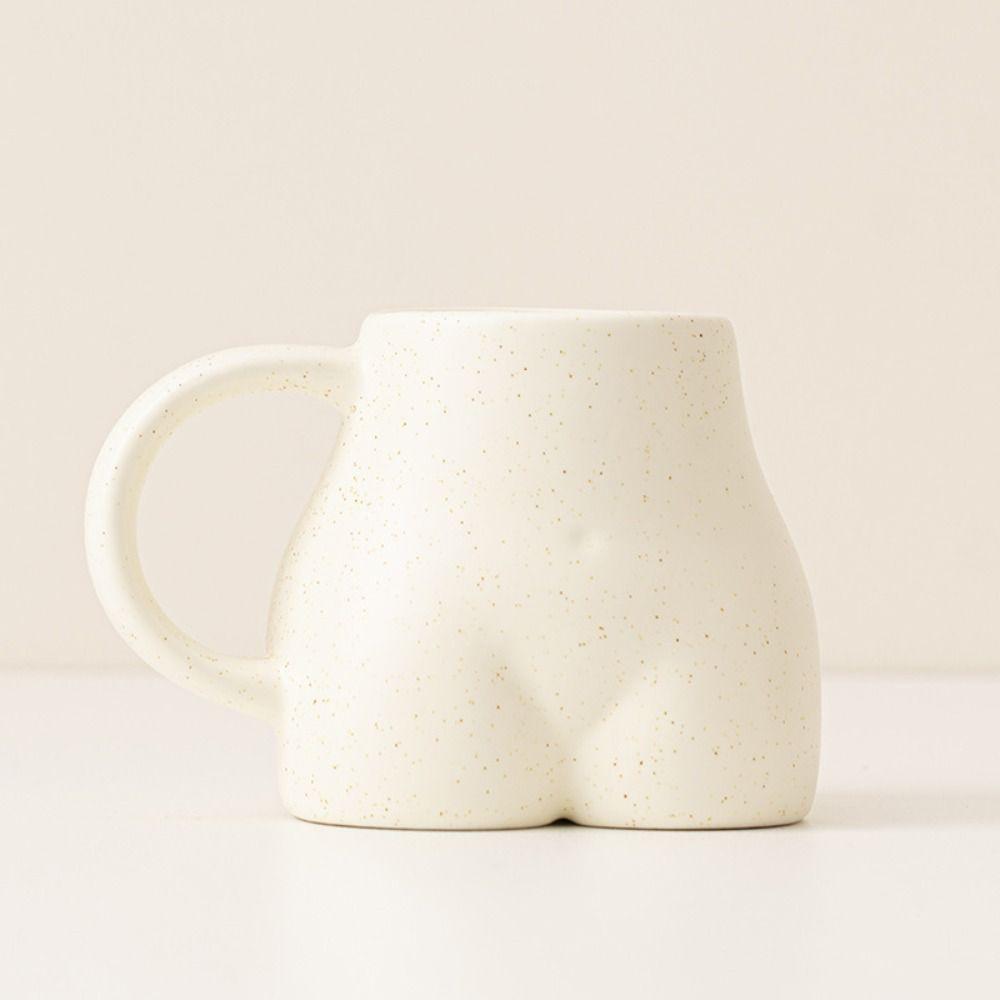 Butt Body Shape Coffee Mug Porcelain 3D Water Cup Milk Cup Ceramic Mug  School/Office