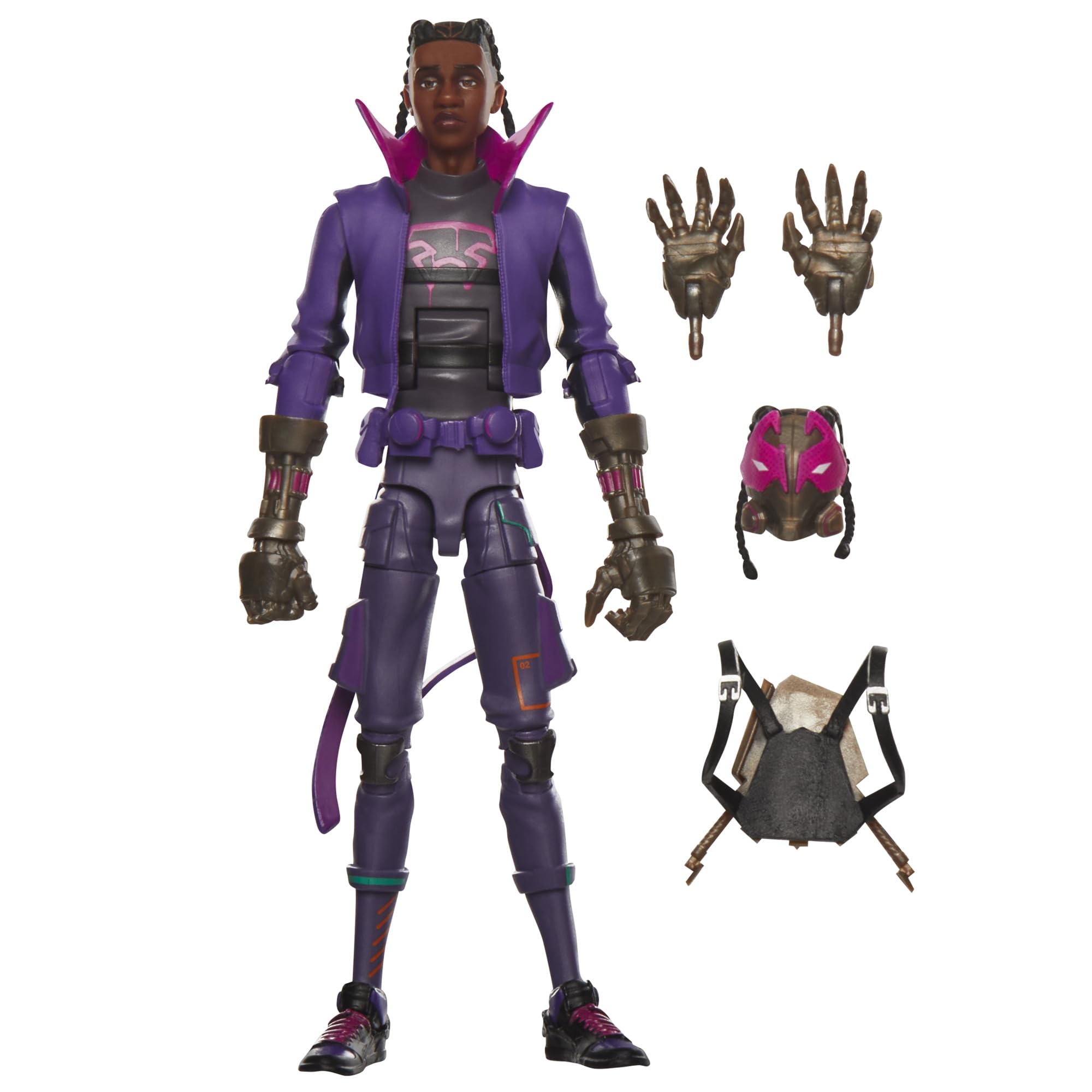 Hasbro Marvel Legends Series Miles Across the Collectible 15cm Action Figure Authentic G. Morales, Spider-Man Spider-Verse F9174,