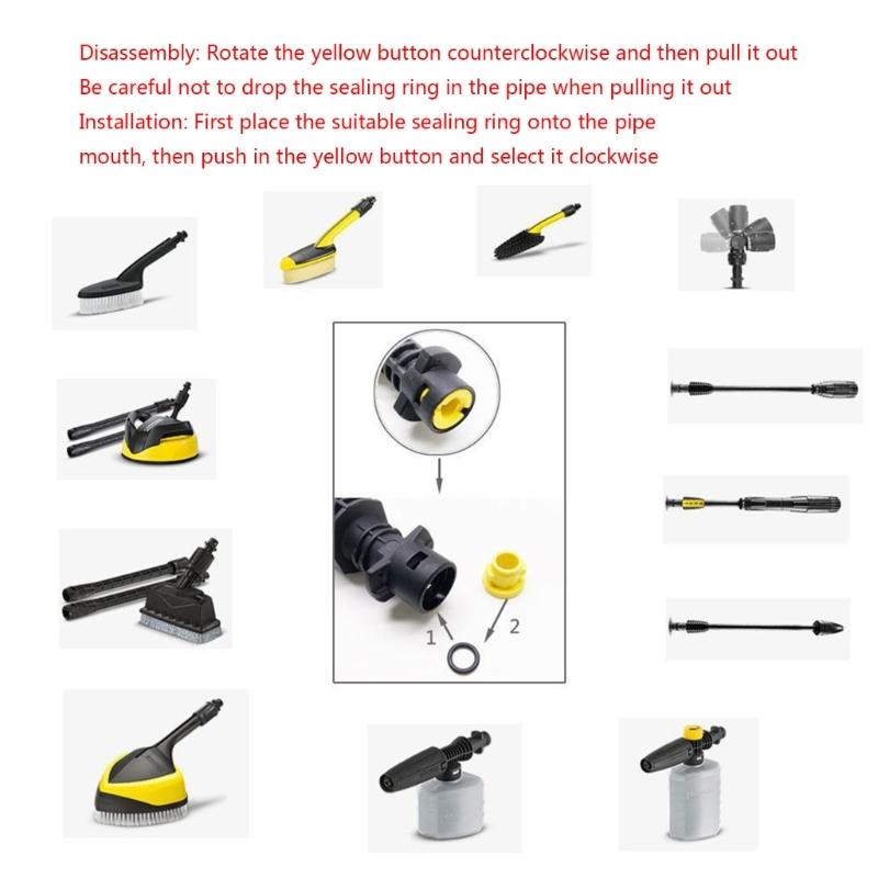 O-Rings for K2 K3 K4 Hose Nozzle Seal 2.640-729.0 Rubber Gaskets Pressure Washer