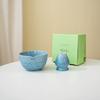 1/2pcs Traditional Japanese Matcha Bowl and Whisk Holder Tea Bowl with Pouring Spout for Office Table Tea Ceremony Party Gift