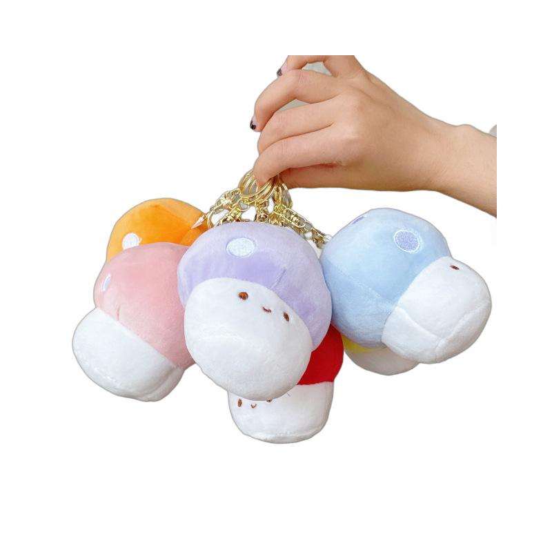 Mushroom Plush Pendant Toy - Claw Machine Prize, Street Stall Gift, Wedding Ring Toss Doll