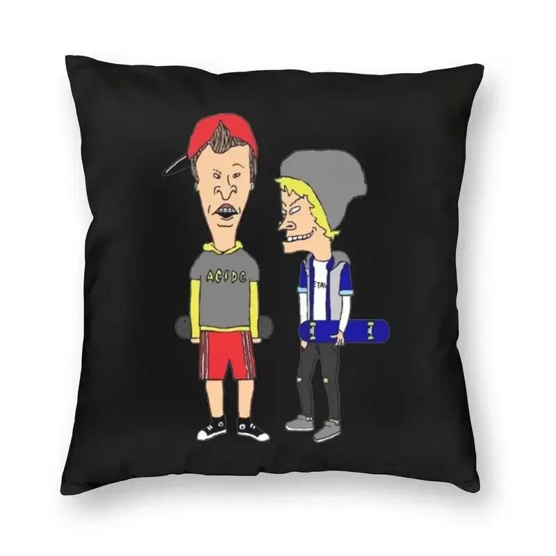 

Популярная наволочка MTV Beavis And Butthead для дивана, худи для розыгрышей, подарочные товары, скандинавская наволочка, домашний декор 66x66cm