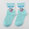 20 Paar Milk Love Damen Mittelhohe Socken Modische Socken