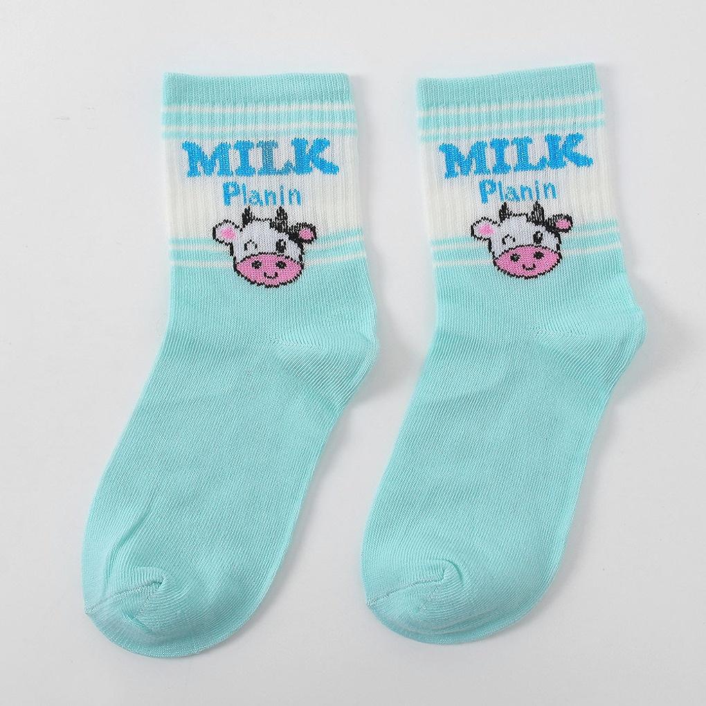 20 Paar Milk Love Damen Mittelhohe Socken Modische Socken