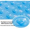 Silicone World PVC Anti-skid Bath Mats Soft Shower Bathroom Massage Mat Suction Cup Non-slip Bathtub Carpet 40x100cm Floor Mat