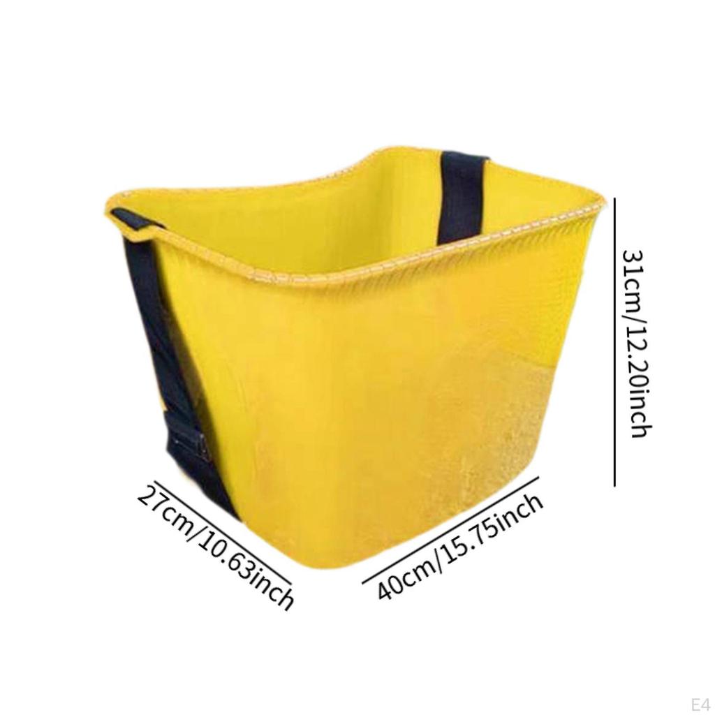 Fruit Picking Basket Organizer Holder Lightweight with Shoulder Straps Picker Bucket for Harvesting