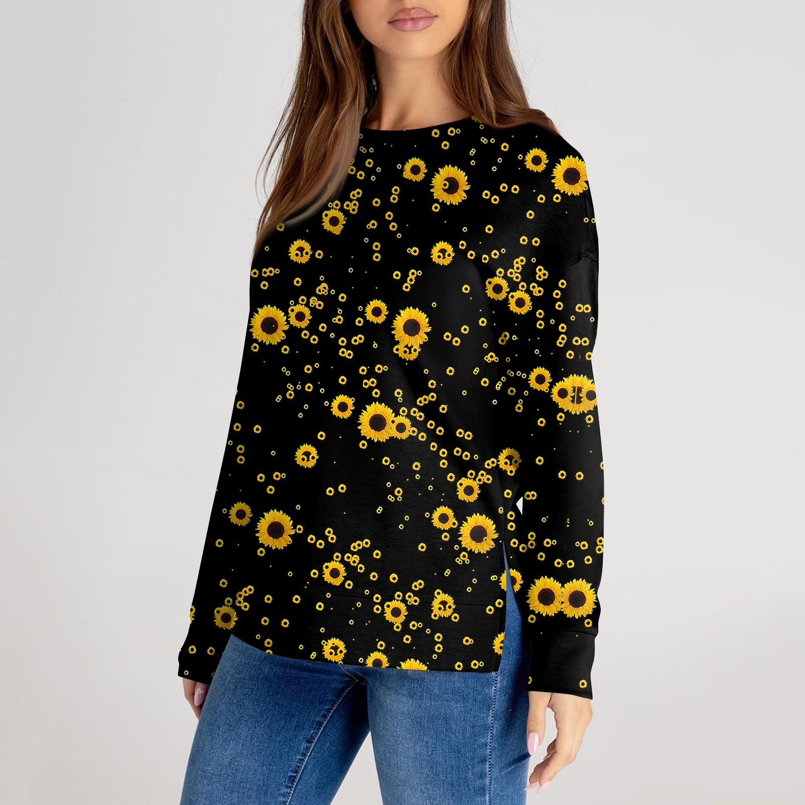 

Женский повседневный модный однотонный свитер с круглым вырезом и длинными рукавами XL жёлтый