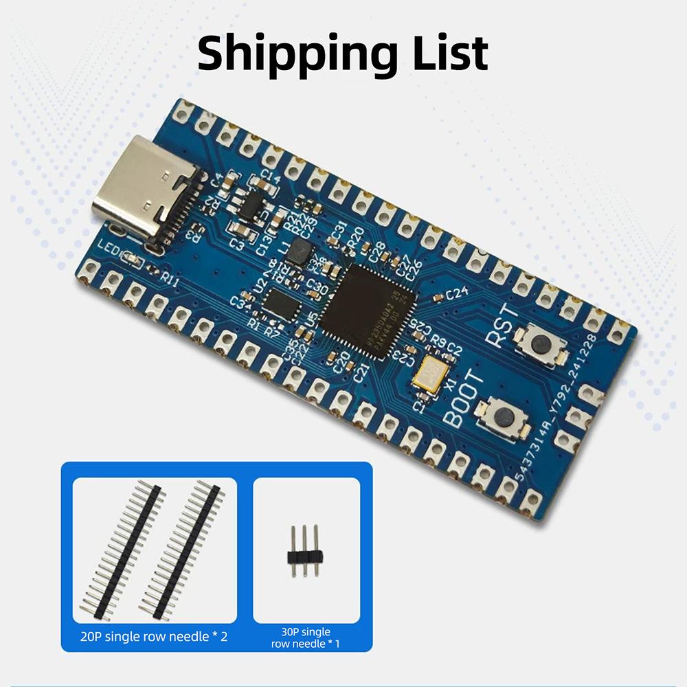 RP2350A Mini Development Board Type C Drag Drop Firmware Download Dual RISC-V ARM Cores For Robot Wearable Controller