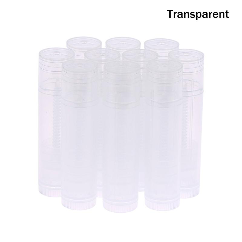 10Pcs 5g Empty Lip Gloss Tubes Lipstick Jars Cosmetic Containers with Caps Travel Size Lip Balm Tube for Makeup Artistry