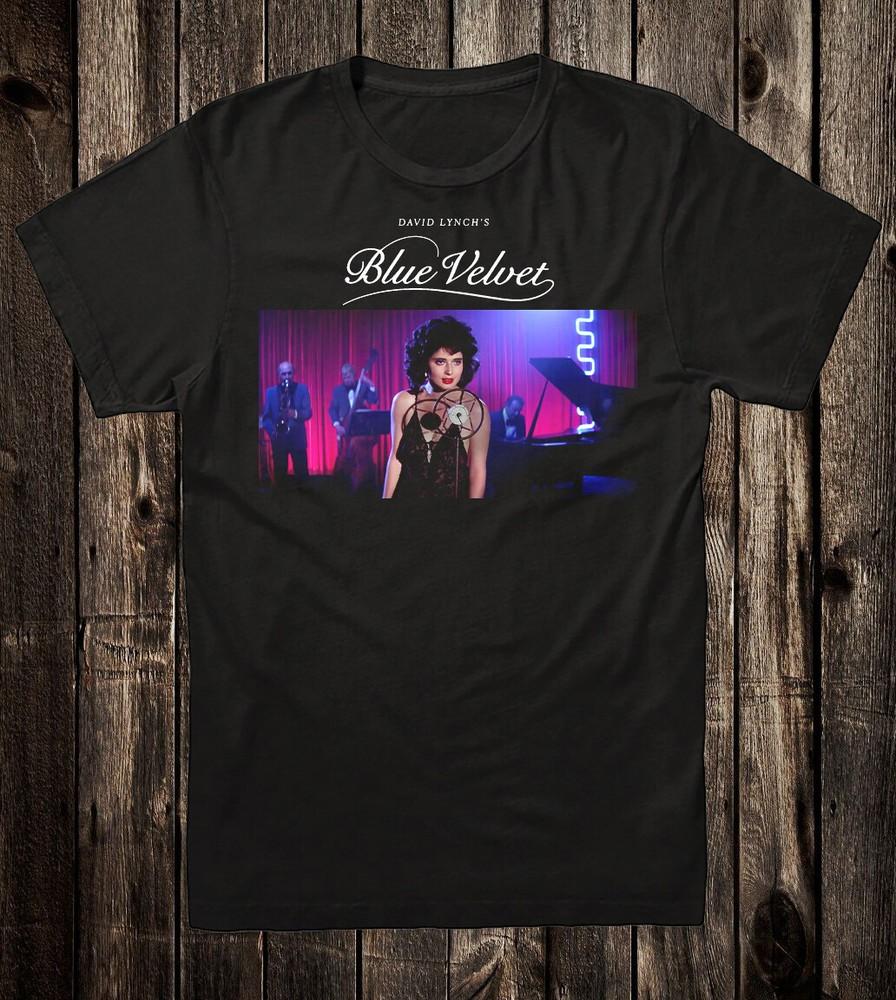 Retro Tee T Shirt 100% Cotton Vtg Art Movie Film David Lynch Blue Velvet