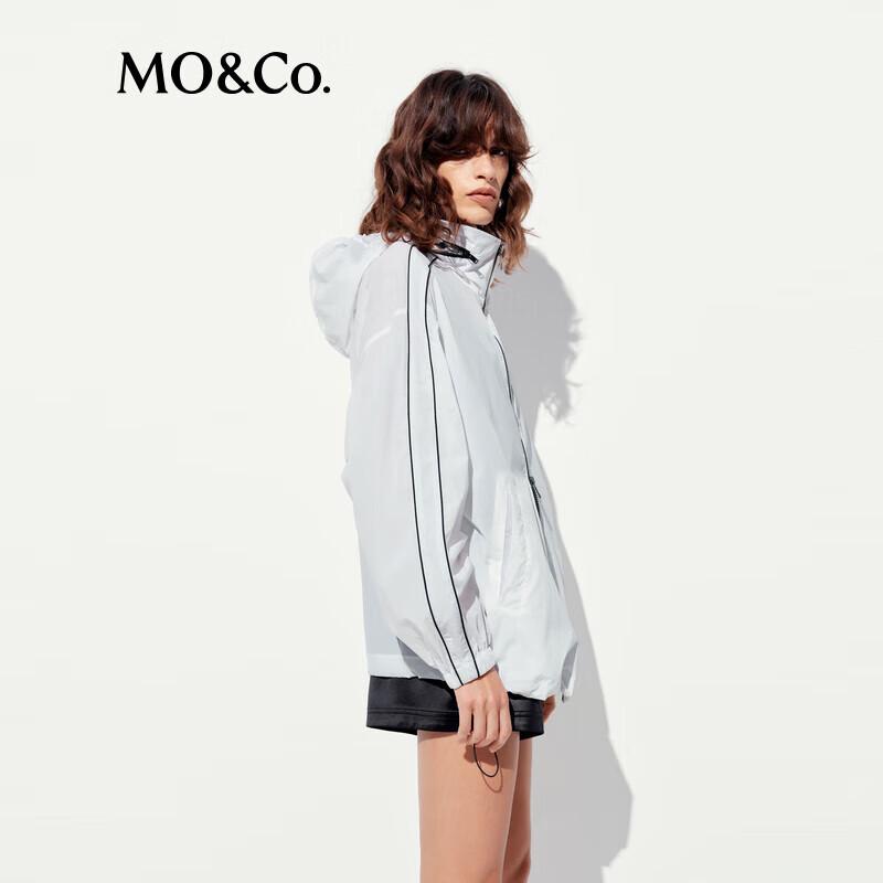 MO&Co. Qin Lan Collection UPF50+ Sun Protection Hooded Windbreaker Jacket