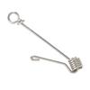  s Bird Leg Buckle Stainless Steel Opening   Outdoor Activity Anklet  (Medium )