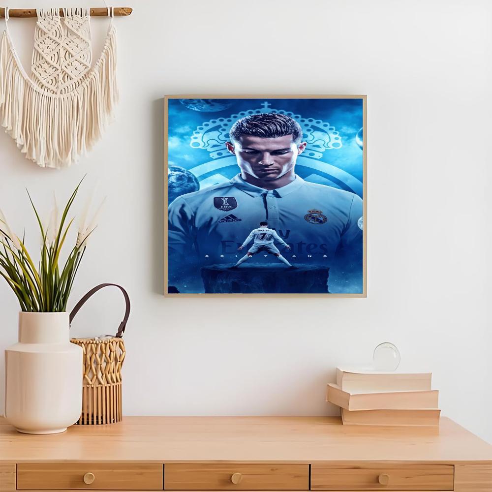 Cristiano Ronaldo 5D Diy Diamond Paintings Mosaic Wall Round Diamond Art Painting Kits Embroidery Crystal Accessories Frameless