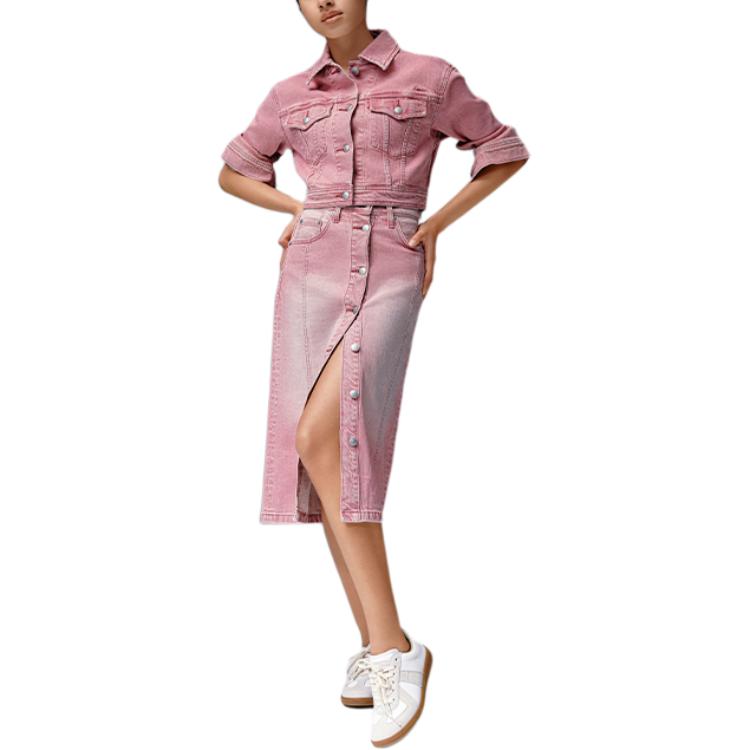 

Levis Универсальная Куртка Свободного Кроя с Лацканами Простая Женские Куртки Розовая 001C7-0001 XS